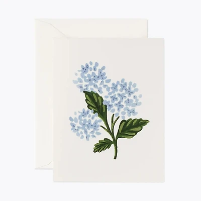 Hydrangea Bloom Card