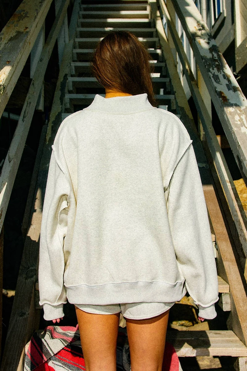 Lake/Mountain Mock-Neck Sweatshirt