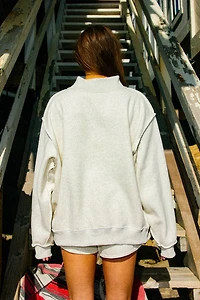 Lake/Mountain Mock-Neck Sweatshirt