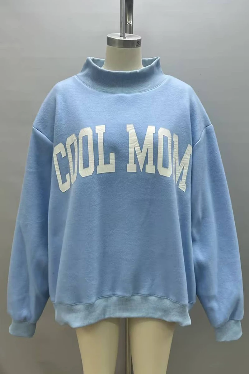 Mother Reversible Mock Neck