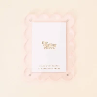 Mini Acrylic Picture Frame Magnet-Pale Pink