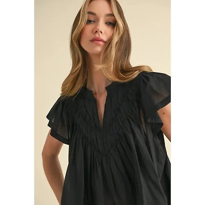 Flutter Sleeve Blouse