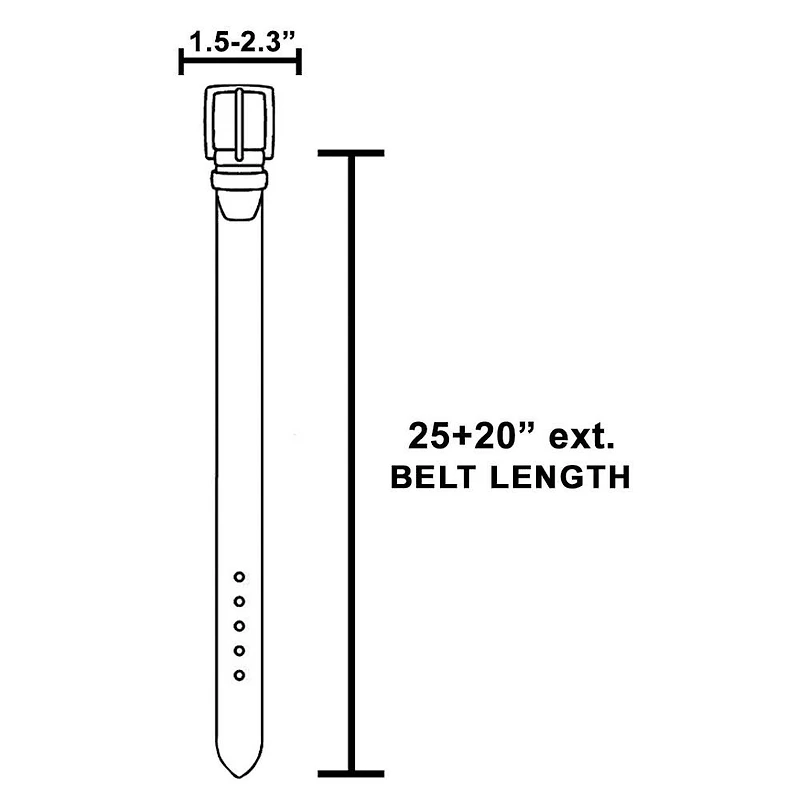 Engraved Heart Chain Belt