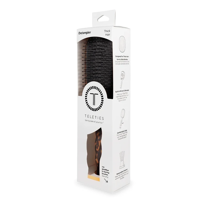 Detangler Hair Brush - Thick Hair – Tortoise
