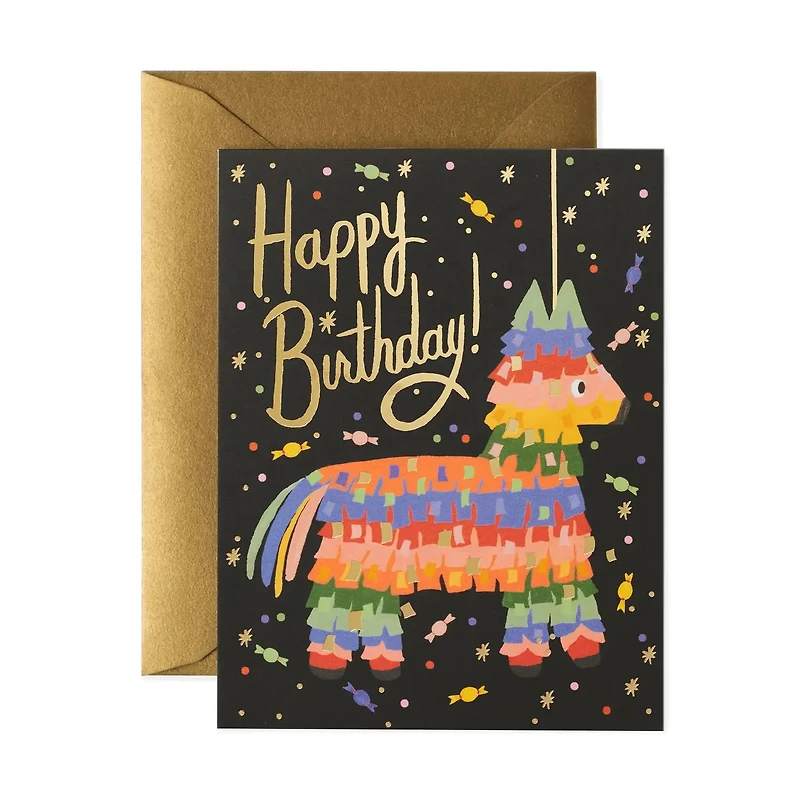 Pinata Birthday Card