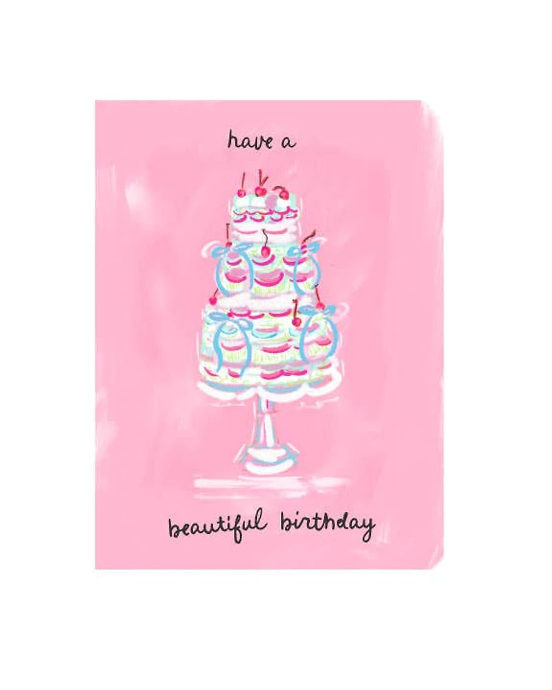 BEAUTIFUL BIRTHDAY -Note Card 