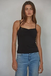 Black V-Neck Cami Top