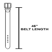 Silver Ornate Oval Western Concho Belt