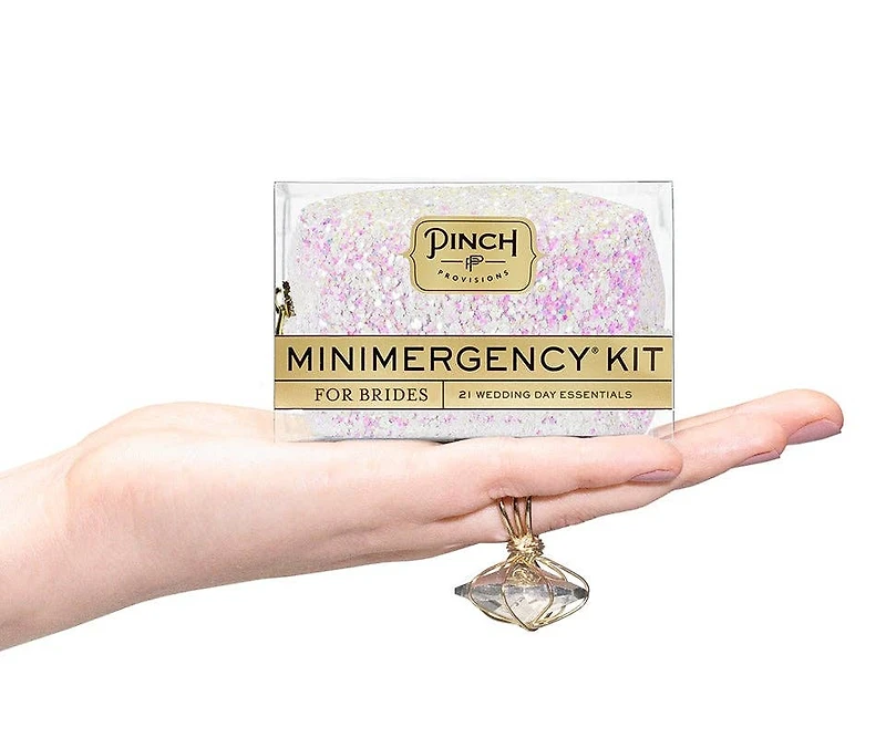 White Minimergency Kit for Brides
