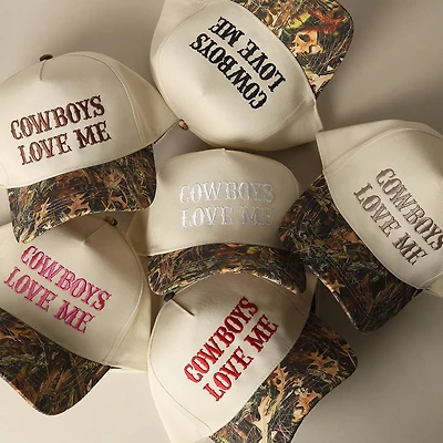 Cowboy Love Me Embroidery Camo