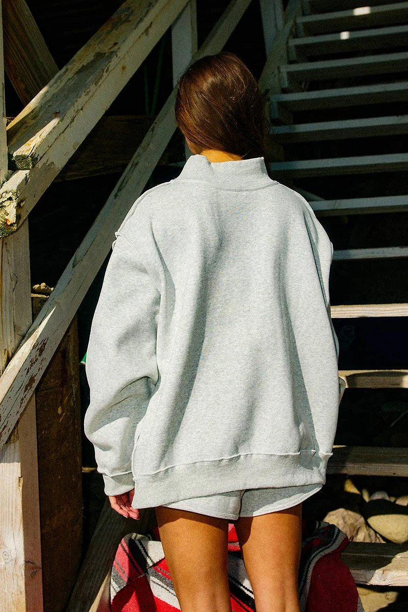 Gray WWJD Mock Neck