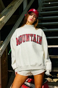 Lake/Mountain Mock-Neck Sweatshirt