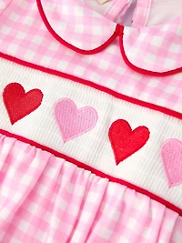 Valentine's Day Heart Baby Romper