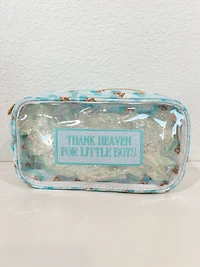 Blue Thank Heaven - Medium Clear Bag
