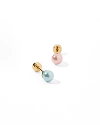 Screwback Stud Earrings Payton Pearl Pink