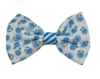 Blue Hydrangea Dog Bow Tie