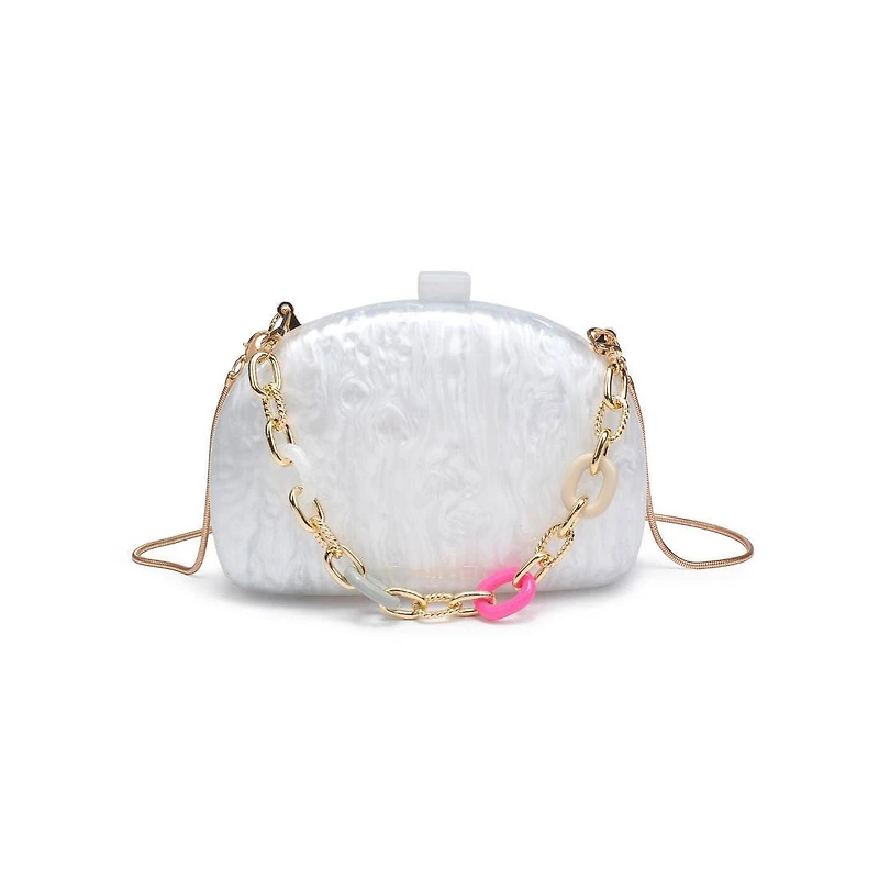 White Morgan Evening Bag