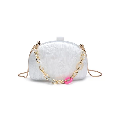 White Morgan Evening Bag