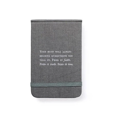 Fabric Notebook - Faith, Truth & Love