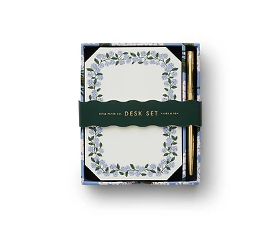 Hydrangea Note Writing Set