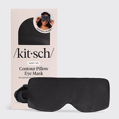 Charcoal Contour Pillow Eye Mask