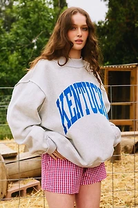 Gray Kentucky Reversible Mockneck