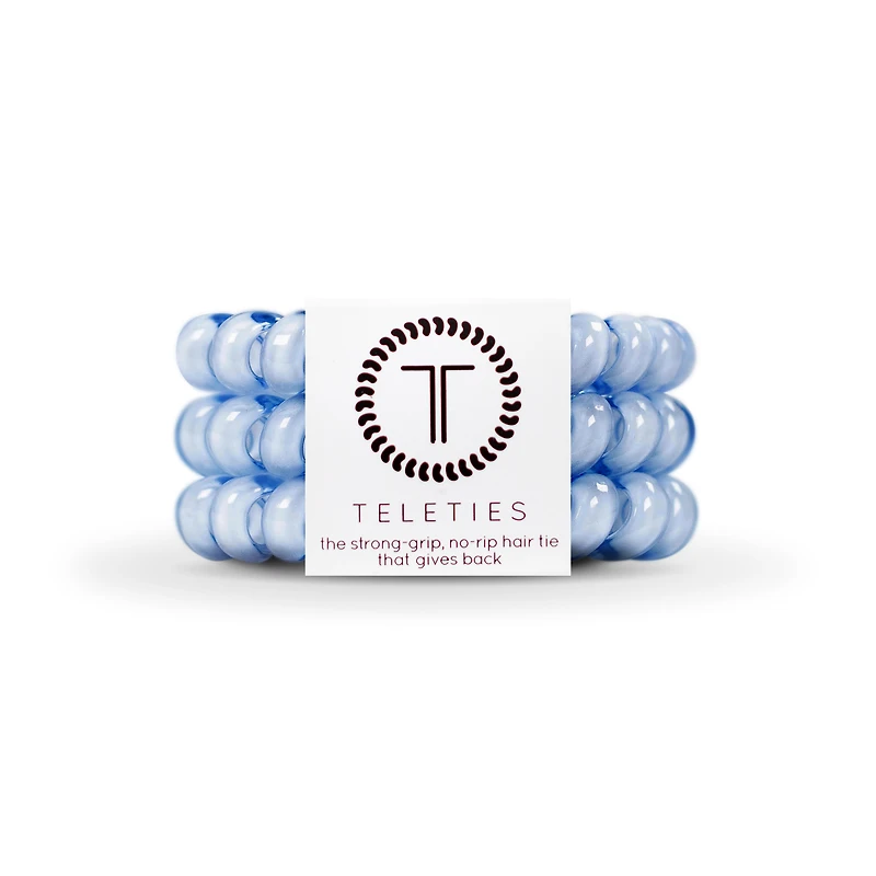 Spiral Hair Coils | Large | Washed Denim Hair Ties
