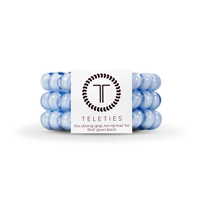 Spiral Hair Coils | Large | Washed Denim Hair Ties