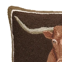 Longhorn Hook Pillow