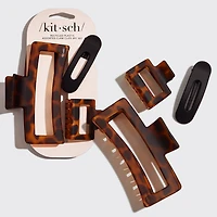 Recycled Plastic Assorted Claw Clips