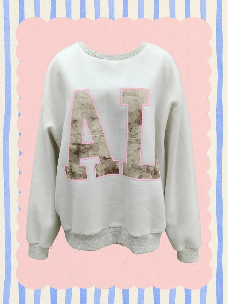 Grey & Camo Alabama Reversible Crewneck