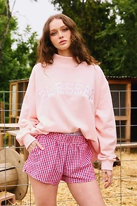 Pink Blessed Mockneck