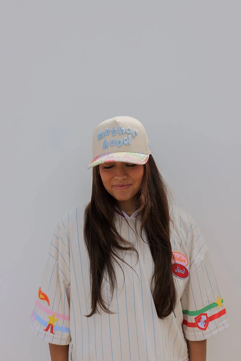 Patchwork & Light Blue Motherhood Trucker Hats