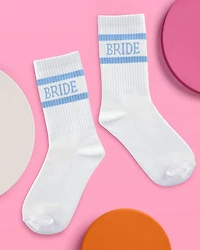Blue Bride Socks