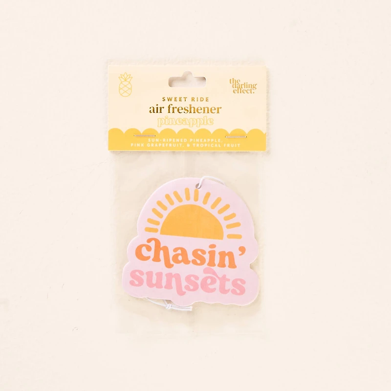 Sweet Ride Car Air Freshener-Chasin' Sunsets