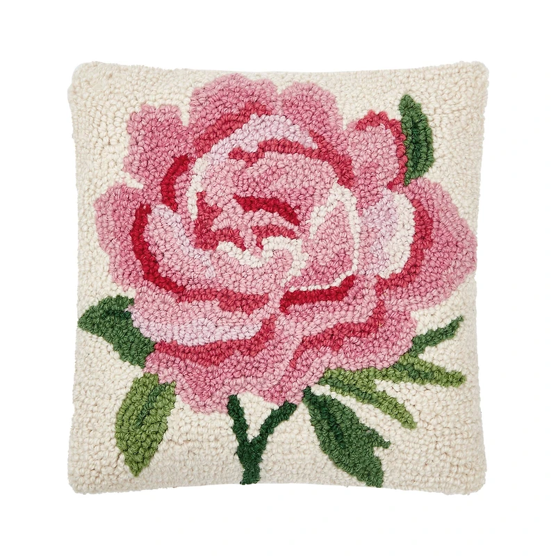 Pink Peony Hook Pillow