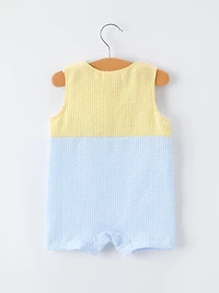 "Jesus Loves Me "Baby Boy Romper