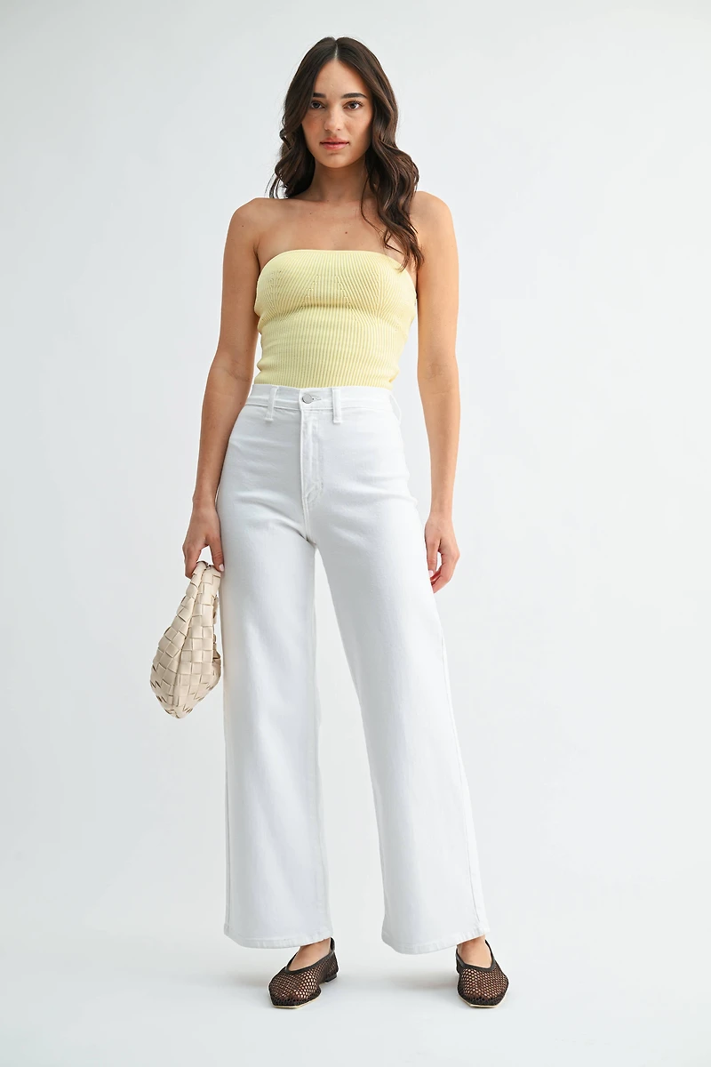 White Denim Trouser