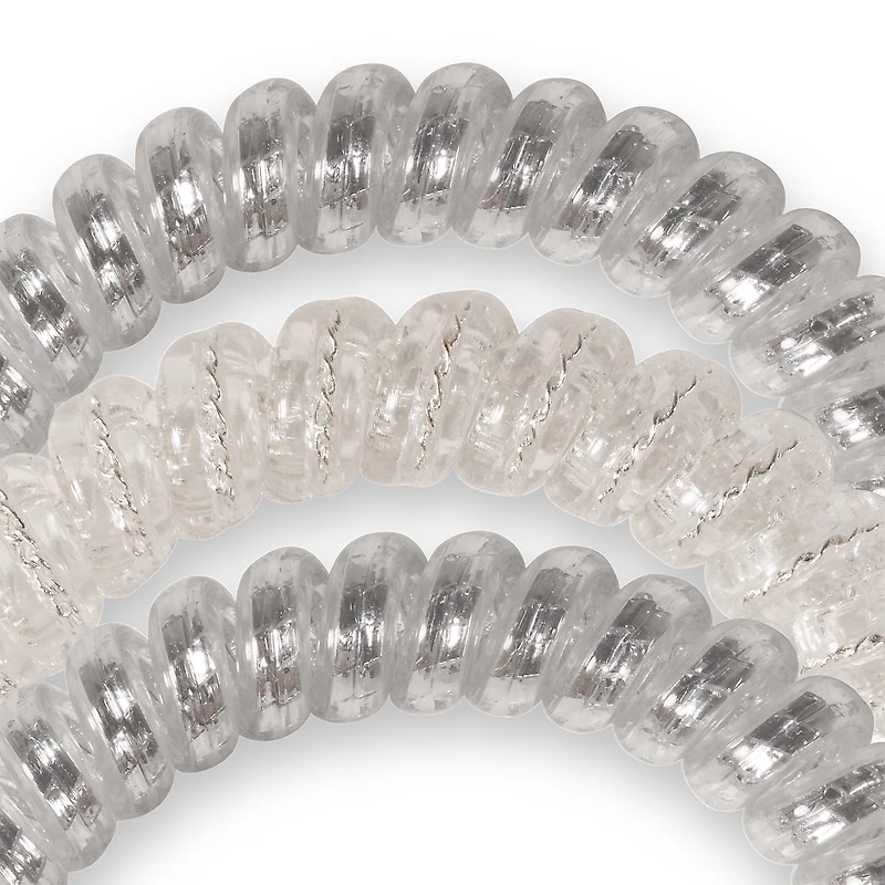 Spiral Hair Coils | Small | Silver Slay Hair Ties