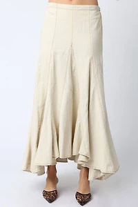 Beige Maxi Skirt