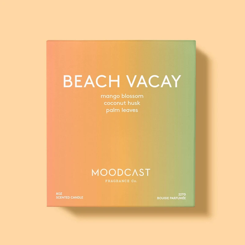 Beach Vacay - Iridescent 8oz Coconut Wax Candle