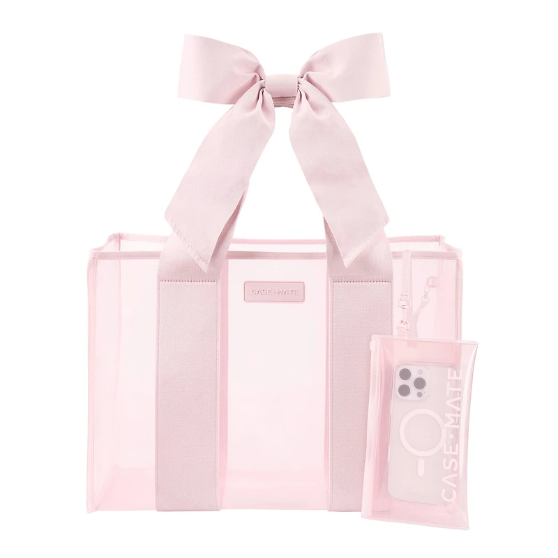 Pink Jelly Tote Bag