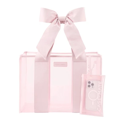 Pink Jelly Tote Bag