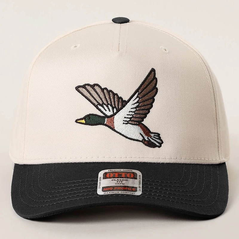 Flying Mallard Trucker Hat/ Black