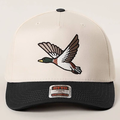 Flying Mallard Trucker Hat/ Black