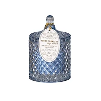 Blue You’re Flawless Crystal Candle