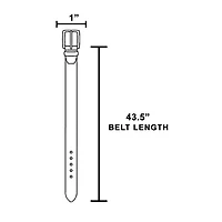 Gold Studded Vegan Leather Belt