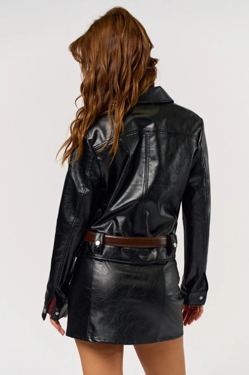 Belted Fitted Jacket