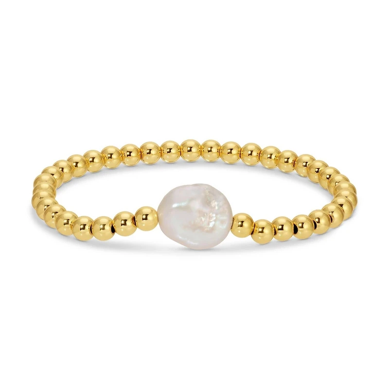 Beaded Bracelet With Baroque Pearl