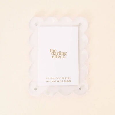 Mini Acrylic Picture Frame Magnet-Clear